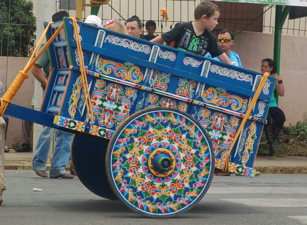 Desfile de carretas y boyeros 2016. Costarican ox cart. Foto por Héctor Vides - Social Media Costa Rica